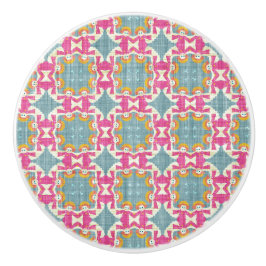 ヴィンテージノブChristmas Angel Circleキルトパターン セラミックノブ