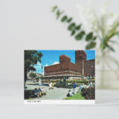 ヴィンテージノルウェーオスロタウンホール ポストカード (スタンド正面)