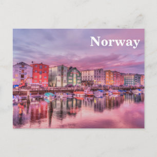 ヴィンテージノルウェー旅行旅行はがき ポストカード