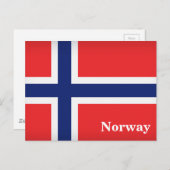 ヴィンテージノルウェー旅行観光 ポストカード (正面/裏面)