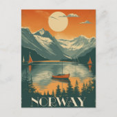 ヴィンテージノルウェー旅行 ポストカード (正面)