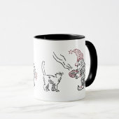 ヴィンテージノルウェー食べ物を与え格言ズキャット – Mag マグカップ (正面右)