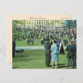 ヴィンテージノルウェー、オスロ、パレスガーデン ポストカード (正面/裏面)