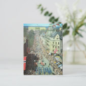 ヴィンテージノルウェー、オスロ、パレード ポストカード (スタンド正面)