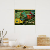 ヴィンテージノルウェー ポスター (キッチン)