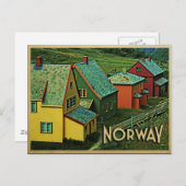 ヴィンテージノルウェー ポストカード (正面/裏面)