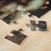 ヴィンテージノルウェー、ラプランドのSami家族1950年 ジグソーパズル (側面)