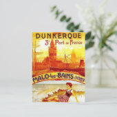 ヴィンテージノルド・パ・ド・カレー、ダンケルク、フランス –  ポストカード (スタンド正面)