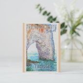 ヴィンテージノルマンディフランスマネポルテアーチトラベル ポストカード (スタンド正面)