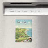 ヴィンテージノルマンディフランス旅行 マグネット (インサイチュ (食洗機))