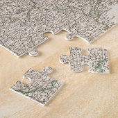 ヴィンテージノルマンディーの地図(1771年) ジグソーパズル (側面)