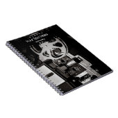 ヴィンテージノワール映写機 ノートブック (右側)