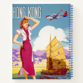 ヴィンテージノースウェ広告スト航空のポスター ノートブック (裏面)