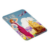 ヴィンテージノースウェ広告スト航空のポスター マグネット (右側)