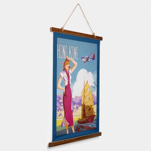 ヴィンテージノースウェ広告スト航空のポスター 吊り下げ型タペストリー (傾斜あり)