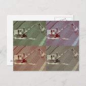 ヴィンテージノースウエストショベル重機 ポストカード (正面/裏面)