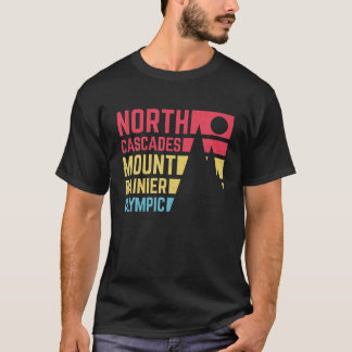 ヴィンテージノースカスカデス山レイニアオリンピックナシオ Tシャツ