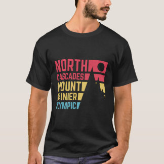 ヴィンテージノースカスカデス山レイニアオリンピックナシオ Tシャツ