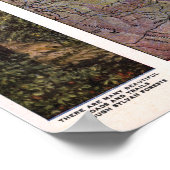 ヴィンテージノースカロライナの地図 ポスター (角)