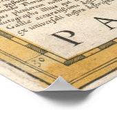 ヴィンテージノースカロライナの地図(1638) ポスター (角)