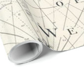 ヴィンテージノースカロライナの地図(1738) ラッピングペーパー (ロールコーナー)