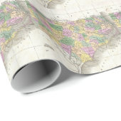 ヴィンテージノースカロライナの地図(1827) ラッピングペーパー (ロールコーナー)