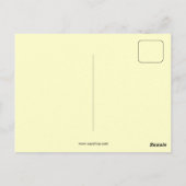 ヴィンテージノースカロライナ州の花、詩 ポストカード (裏面)