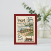 ヴィンテージノーススタートレインはがき ポストカード (スタンド正面)