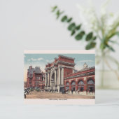 ヴィンテージノースステーションボストンポストカード ポストカード (スタンド正面)