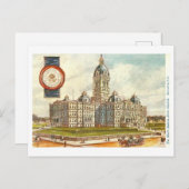 ヴィンテージノースダコタ州議会議事堂（封印葉書あり） ポストカード (正面/裏面)