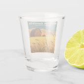 ヴィンテージノースダコタ ショットグラス (裏面)