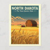 ヴィンテージノースダコタ ポストカード (正面)