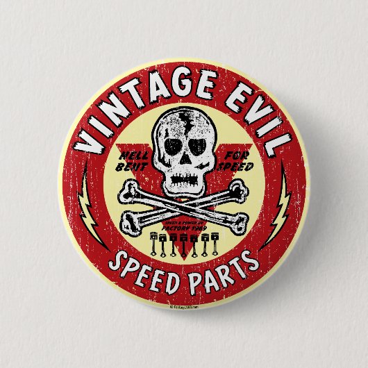 ヴィンテージノーズ・アート001 缶バッジ (正面)