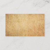 ヴィンテージノートのエレガントミュージカル 名刺 (裏面)