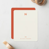 ヴィンテージノートひな形 ノートカード (正面/裏面インサイチュ)