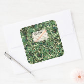 ヴィンテージノートグリーンVNTG NTBK スクエアシール (封筒)