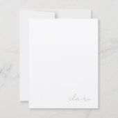 ヴィンテージノートパーソナライズされたひな形 ノートカード (正面)