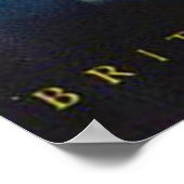 ヴィンテージノートルダム大聖堂BEAロンドントラベル ポスター (角)