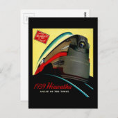 ヴィンテージハイアワタ流線列車 ポストカード (正面/裏面)