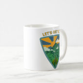 ヴィンテージハイキングを失った始めよう コーヒーマグカップ (正面右)