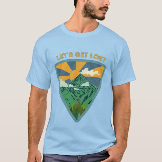 ヴィンテージハイキングを失った始めよう Tシャツ (正面)