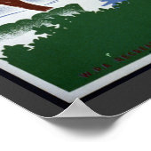 ヴィンテージハイキングアートポスター ポスター (角)