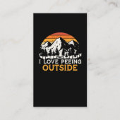 ヴィンテージハイキングスカウトのキャンパーとハイカーのジョーク 名刺