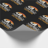 ヴィンテージハイキングスカウトジョークforキャンパーとハイカー ラッピングペーパー (角)