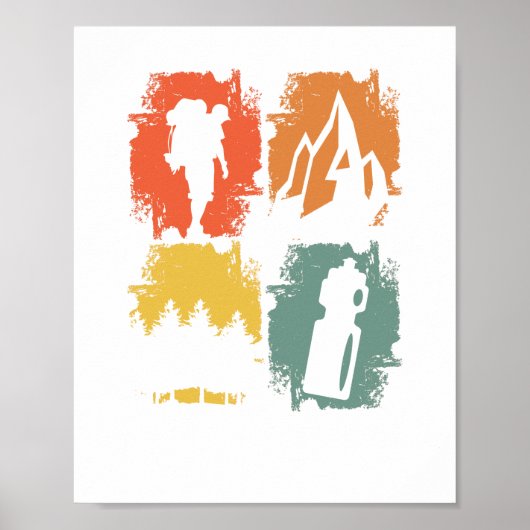 ヴィンテージハイキング ポスター (正面)