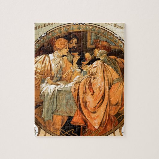 ヴィンテージハイジーク&コモノポールライムワインラベル ジグソーパズル (縦)