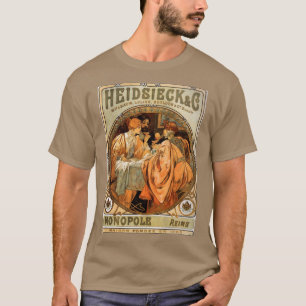 ヴィンテージハイジーク&コモノポールライムワインラベル Tシャツ