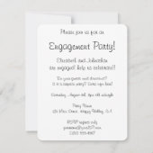 ヴィンテージハイスクールスウィートアーツ婚約パーティ 招待状 (裏面)