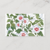 ヴィンテージハイビスカスフラワーズバイバシリウスベスラー 名刺 (裏面)