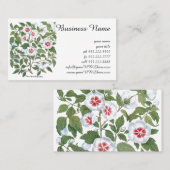 ヴィンテージハイビスカスフラワーズバイバシリウスベスラー 名刺 (正面/裏面)